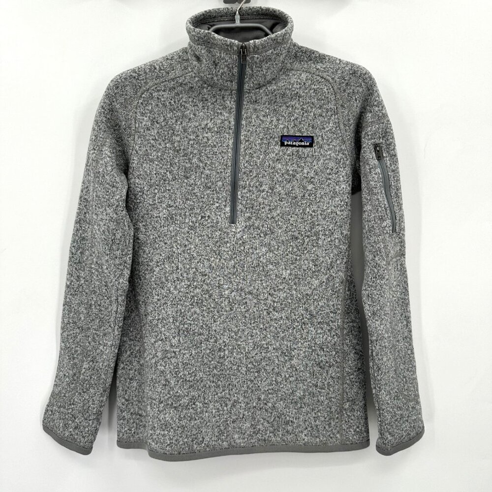 Patagonia Better Sweater 1/4-Zip Pullover Sweatshirt sz XS Women's Fleece Lined